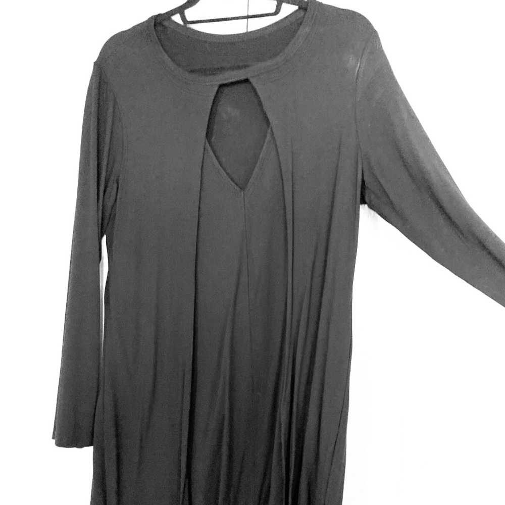 Black dress.